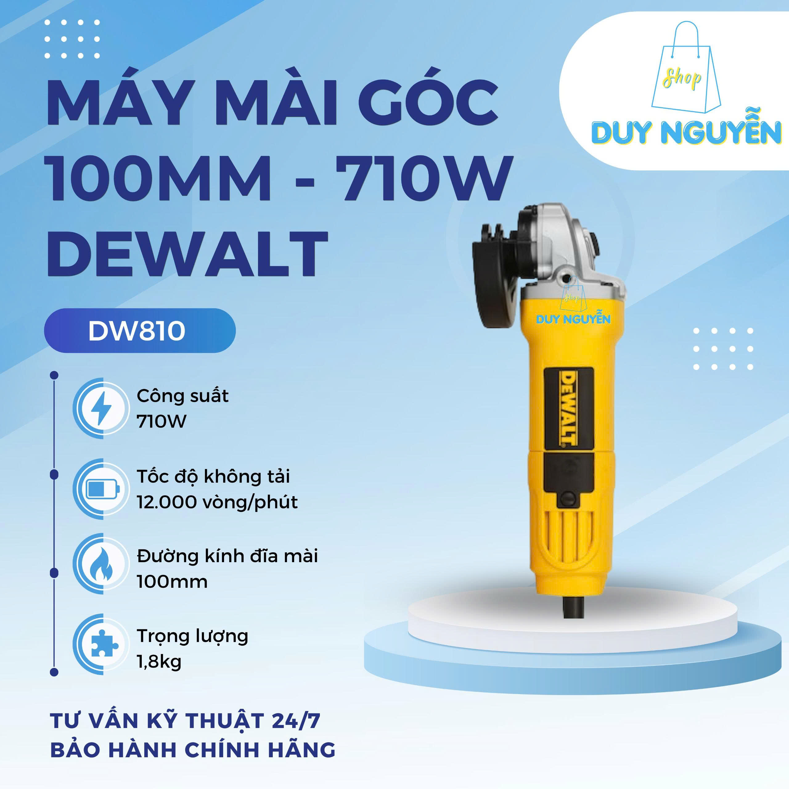 Máy mài góc 100mm 710W - Công Ty TNHH Một Thành Viên Kỹ Thuật Hàn Duy Nguyễn